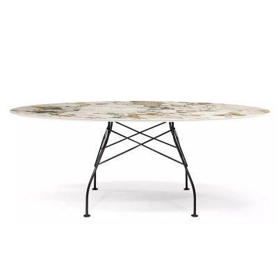 Glossy Oval Dining Table