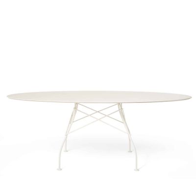 Glossy Outdoor Oval Table