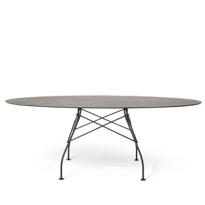 Glossy Outdoor Oval Table