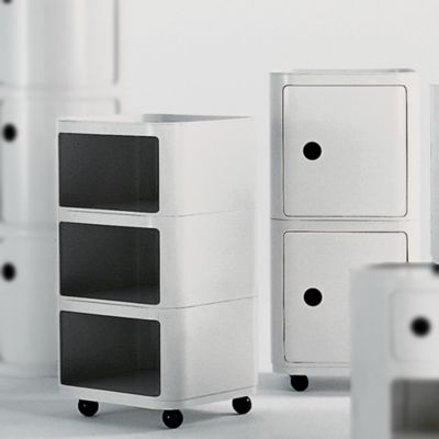 KARTELL bedside COMPONIBILI two elements (White - ABS