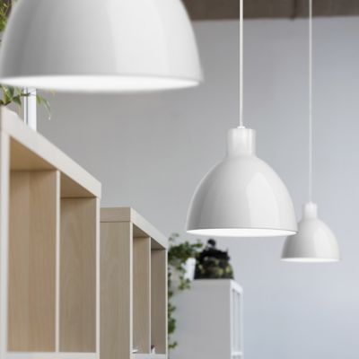 Shown in White finish, in use