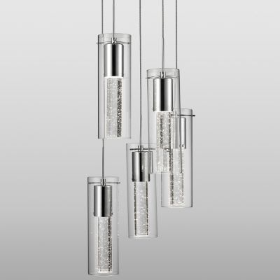 Champagne LED Multi Light Pendant (5 Lights) - OPEN BOX RETURN