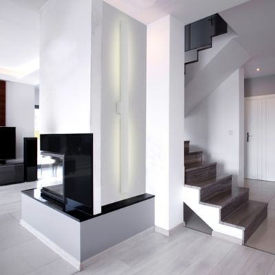 Shown in White finish, 72 Inch, in use