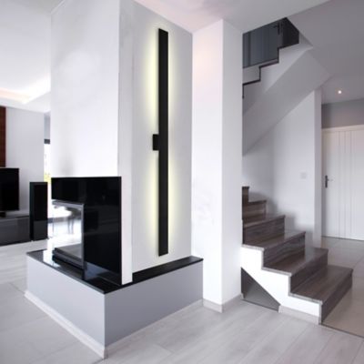 Shown in Black finish, 72 Inch, in use