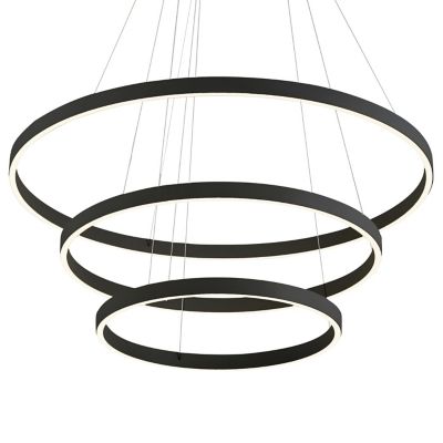 Cerchio LED 3-Tier Chandelier