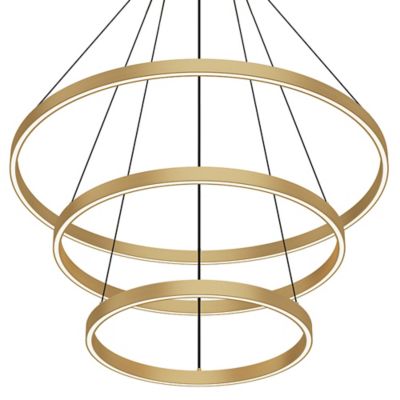 Cerchio LED 3-Tier Chandelier