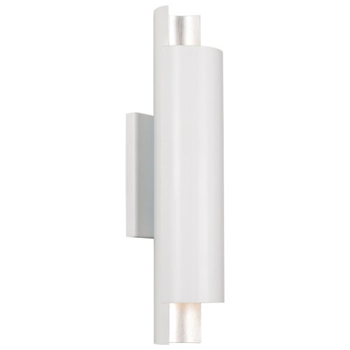 Dela LED Wall Sconce (White with Silver) - OPEN BOX RETURN