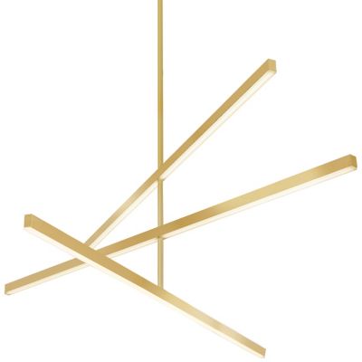 Vega LED Chandelier (Brushed Gold|Large) - OPEN BOX