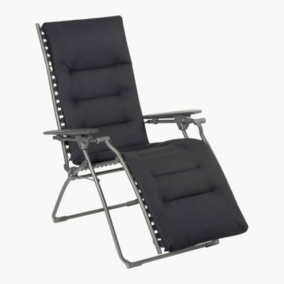 Lafuma padded best sale recliner chair