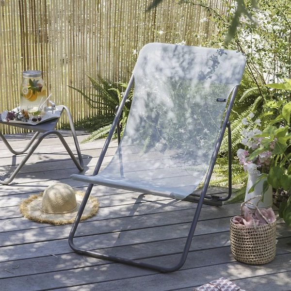 Maxi Transat Outdoor Folding Chair, Set of 2