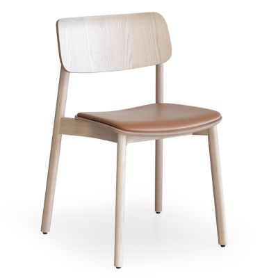 Oiva Chair with Leather Seat