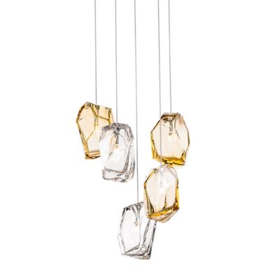 Crystal Rock Multi-Light Pendant