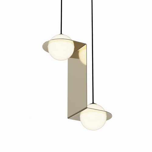 Laurent 05 Tall Offset Duo Pendant