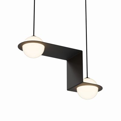 Laurent 06 Wide Offset Duo Pendant