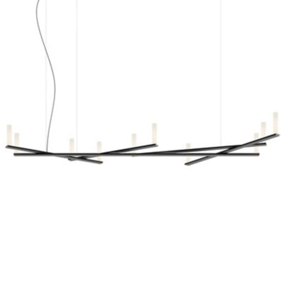 Dix Bougies LED Linear Suspension