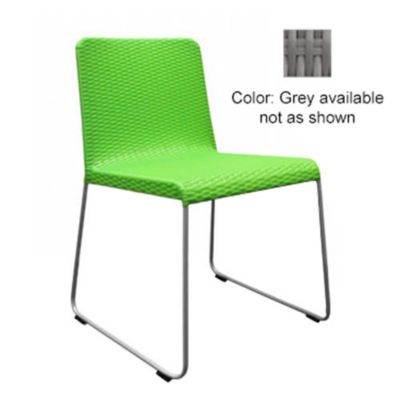 Sun Set Stacking Chair, Set of 4 (Grey/No Cushion) -OPEN BOX