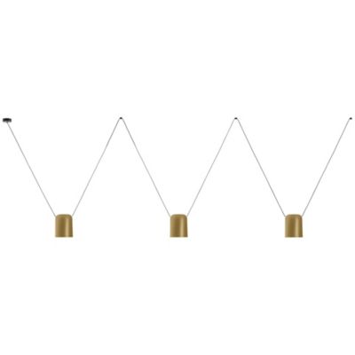 Attic Lateral Cylindrical Pendant by LedsC4 by Bover at