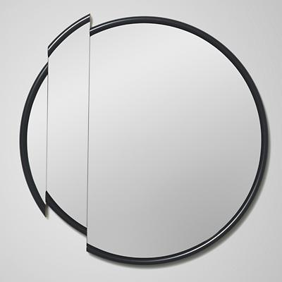 Split Round Mirror