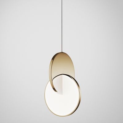 Eclipse Pendant Light (Gold|120 Volt) - OPEN BOX