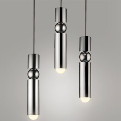 Shown in Polished Chrome finish, lit