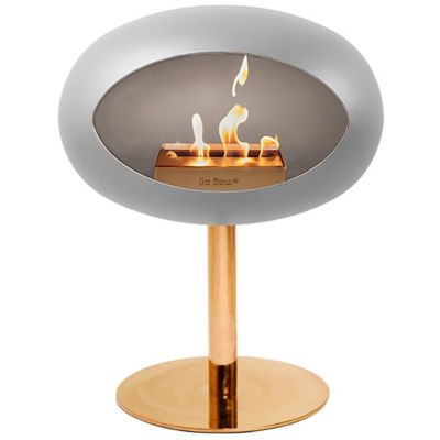 Dome Indoor Steel Pole Low Fireplace