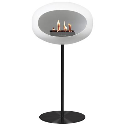 Dome Indoor Steel Pole High Fireplace