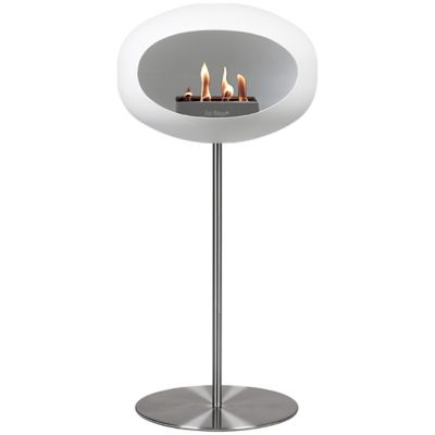 Dome Indoor Steel Pole High Fireplace