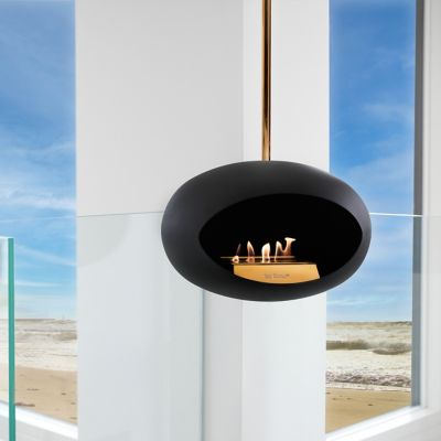 Shown in Black Bowl with Rose Gold Accent finish, 39.37 Inch size, in use
