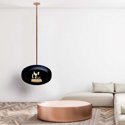 Shown in Black Bowl with Rose Gold Accent finish, 55.12 Inch size, in use