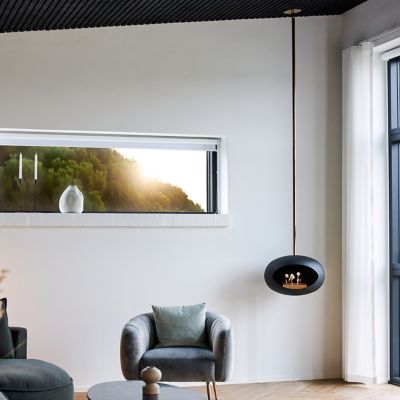 Shown in Black Bowl with Rose Gold Accent finish, 55.12 Inch size, in use