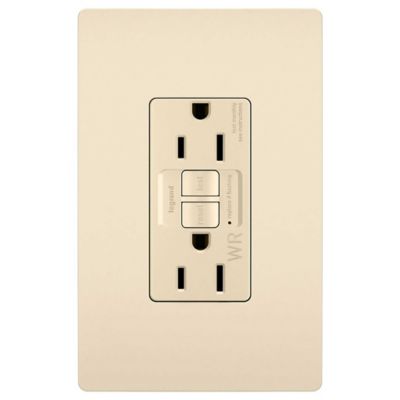 Radiant Spec Grade 15A Weather Resistant Self-Test GFCI Receptacle