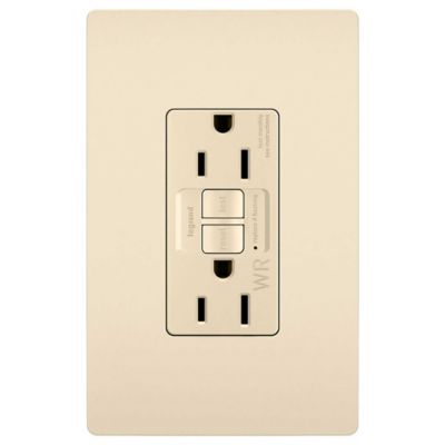 Radiant Spec Grade 15A Weather Resistant Self-Test GFCI Receptacle