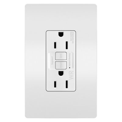Radiant Spec Grade 15A Weather Resistant Self-Test GFCI Receptacle