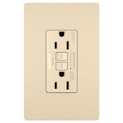 Radiant Spec Grade 15A Weather Resistant Self-Test GFCI Receptacle