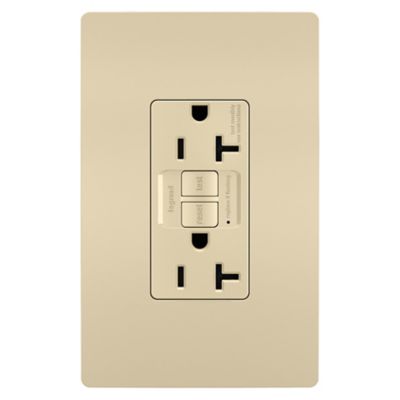 Radiant 20A Tamper Resistant Self-Test GFCI Receptacle