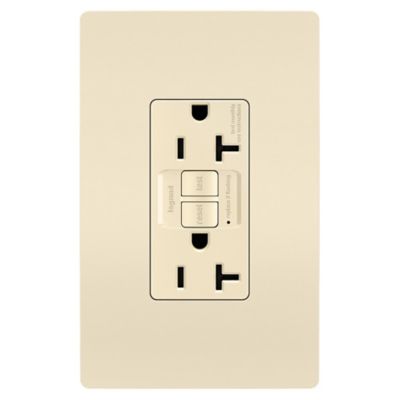 Radiant 20A Tamper Resistant Self-Test GFCI Receptacle