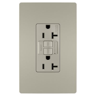 Radiant 20A Tamper Resistant Self-Test GFCI Receptacle