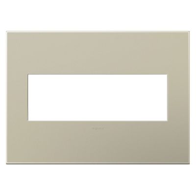 adorne Plastics Wall Plates (Titanium|3-Gang) - OPEN BOX