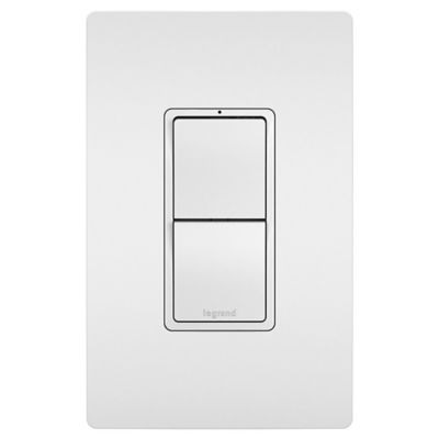 Radiant Two Single Pole/3-Way Switches (White) - OPEN BOX