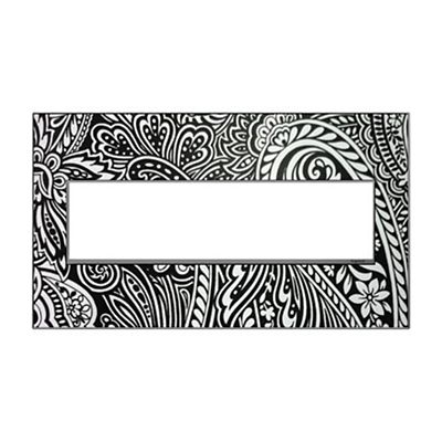 adorne Real Wall Plates (Custom w/Magnesium|4-Gang)-OPEN BOX