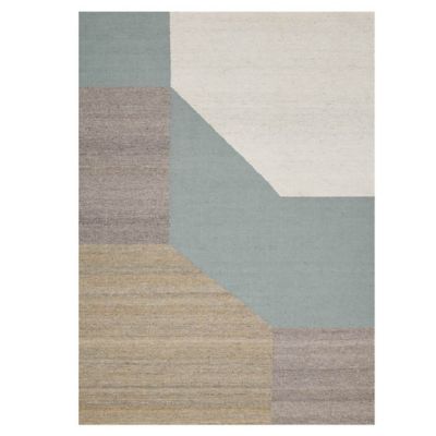 Blocchi Area Rug (Aqua|6 ft 6 in x 9 ft 8 in) - OPEN BOX
