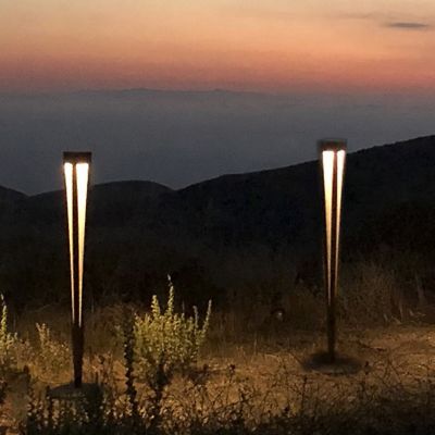 Lanai Solar LED Torch Light by Les Jardins at