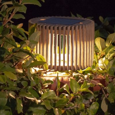 Enoki Outdoor Solar Portable Table Lamp by Les Jardins Solar