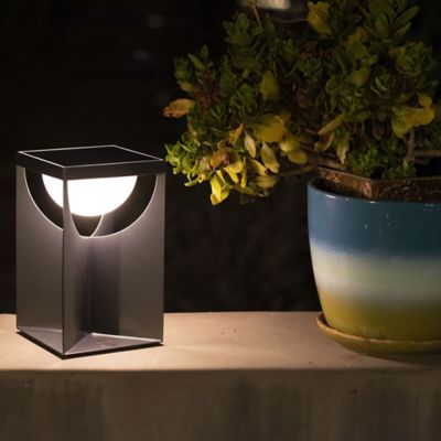 Enoki Outdoor Solar Portable Table Lamp by Les Jardins Solar