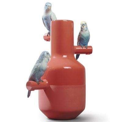 Parrot Parade Vase