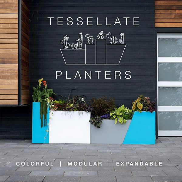 Tesselate Rectangle Planter