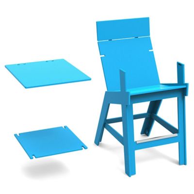 Lollygagger Outdoor Hi-rise Chair with Square Bridge
