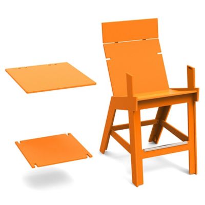 Lollygagger Outdoor Hi-rise Chair with Square Bridge