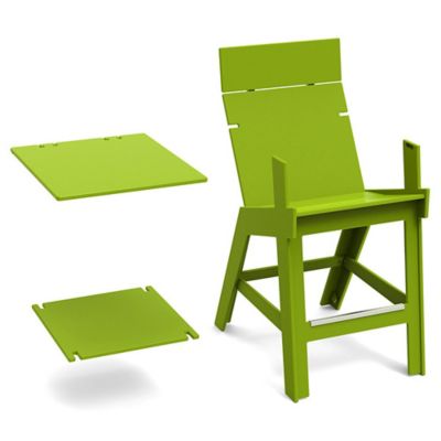 Lollygagger Outdoor Hi-rise Chair with Square Bridge