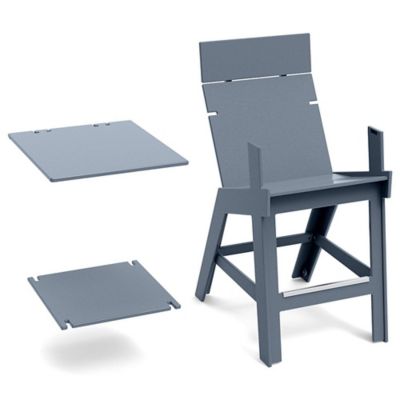 Lollygagger Outdoor Hi-rise Chair with Square Bridge